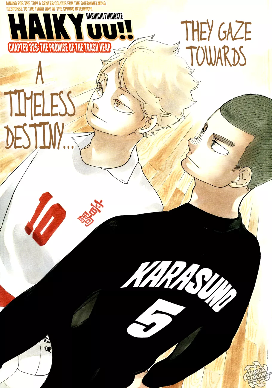 Read Haikyu!! Chapter 325 Online