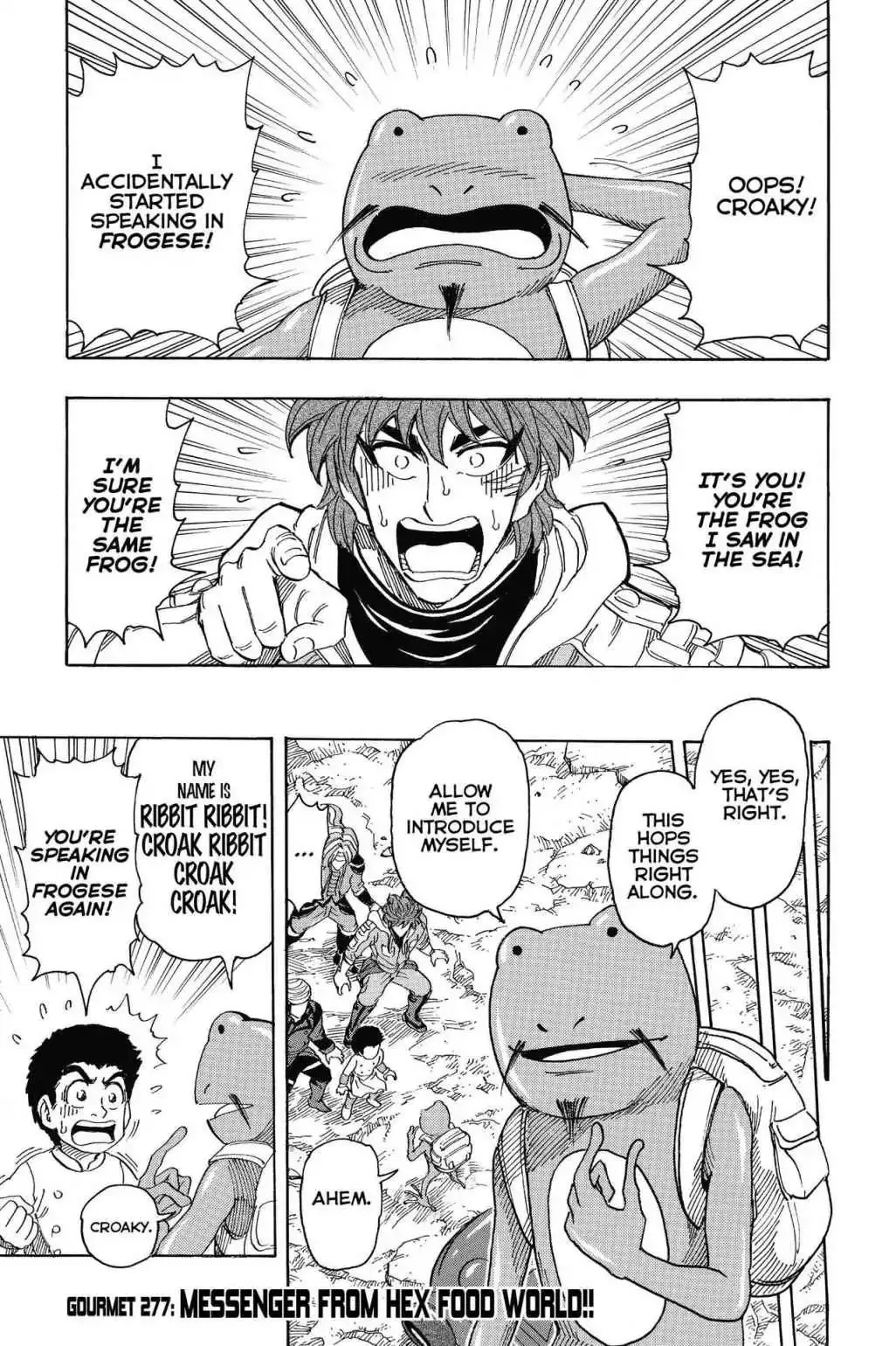 Read Toriko Chapter 277 - Vol.31 Gourmet 277: Message From Hex Food World!! Online