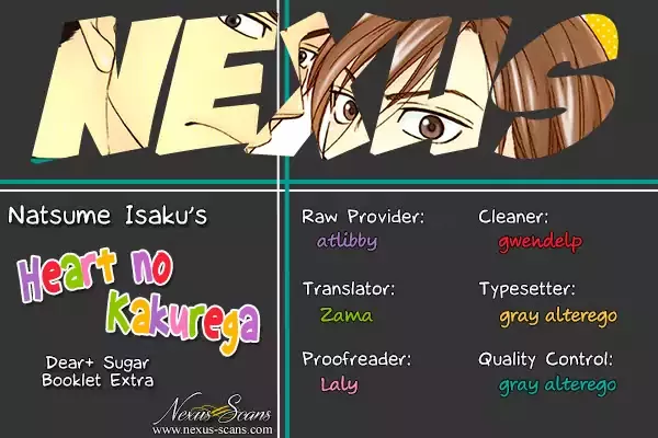 Read Heart no Kakurega Chapter 22.6 - Dear  Sugar Booklet Online