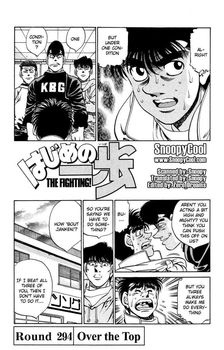 Read Hajime no Ippo Chapter 294 - Over the Top Online