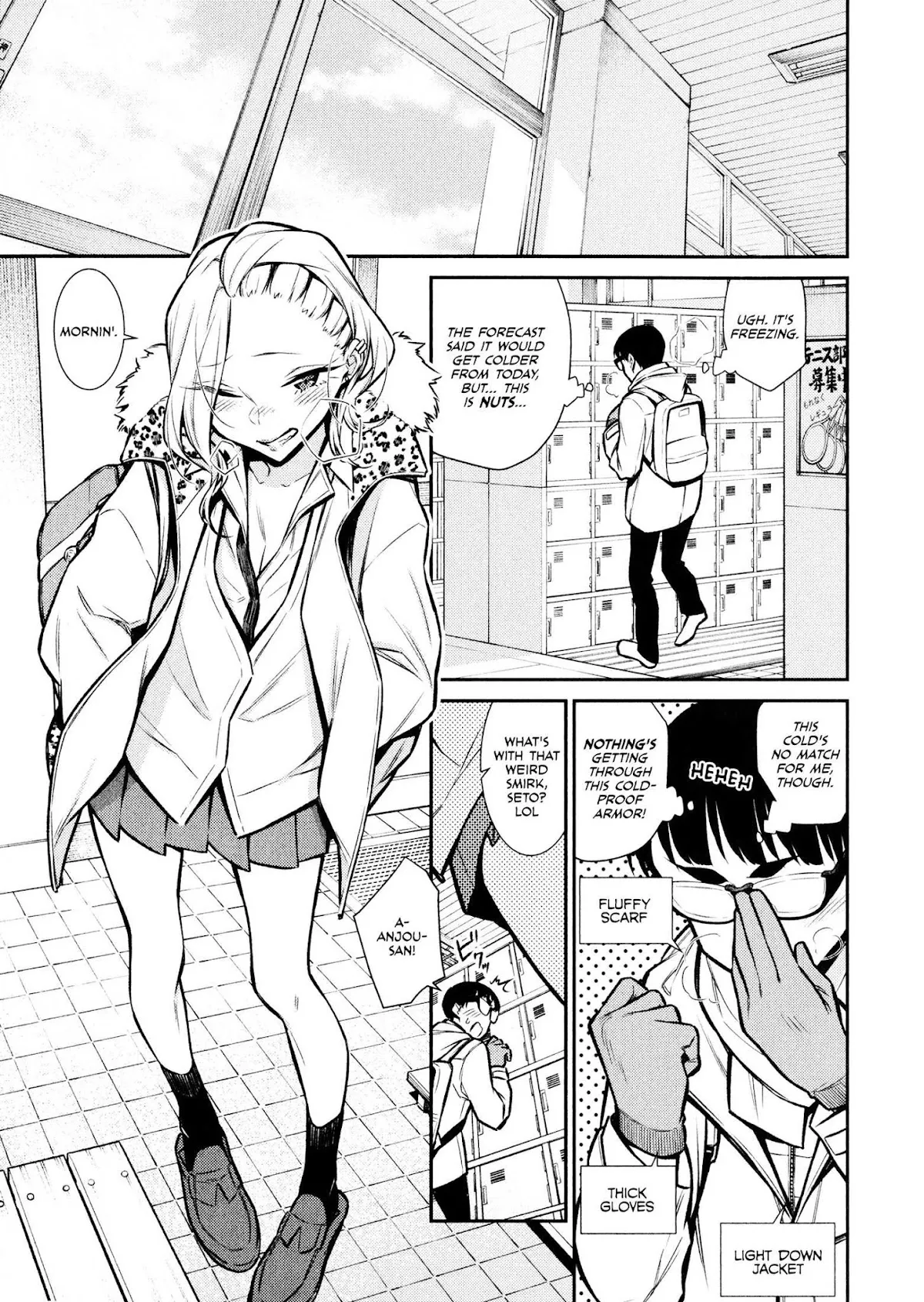 Read Yancha Gal no Anjou-san Chapter 56 - Anjou-san Isn't Cold Online