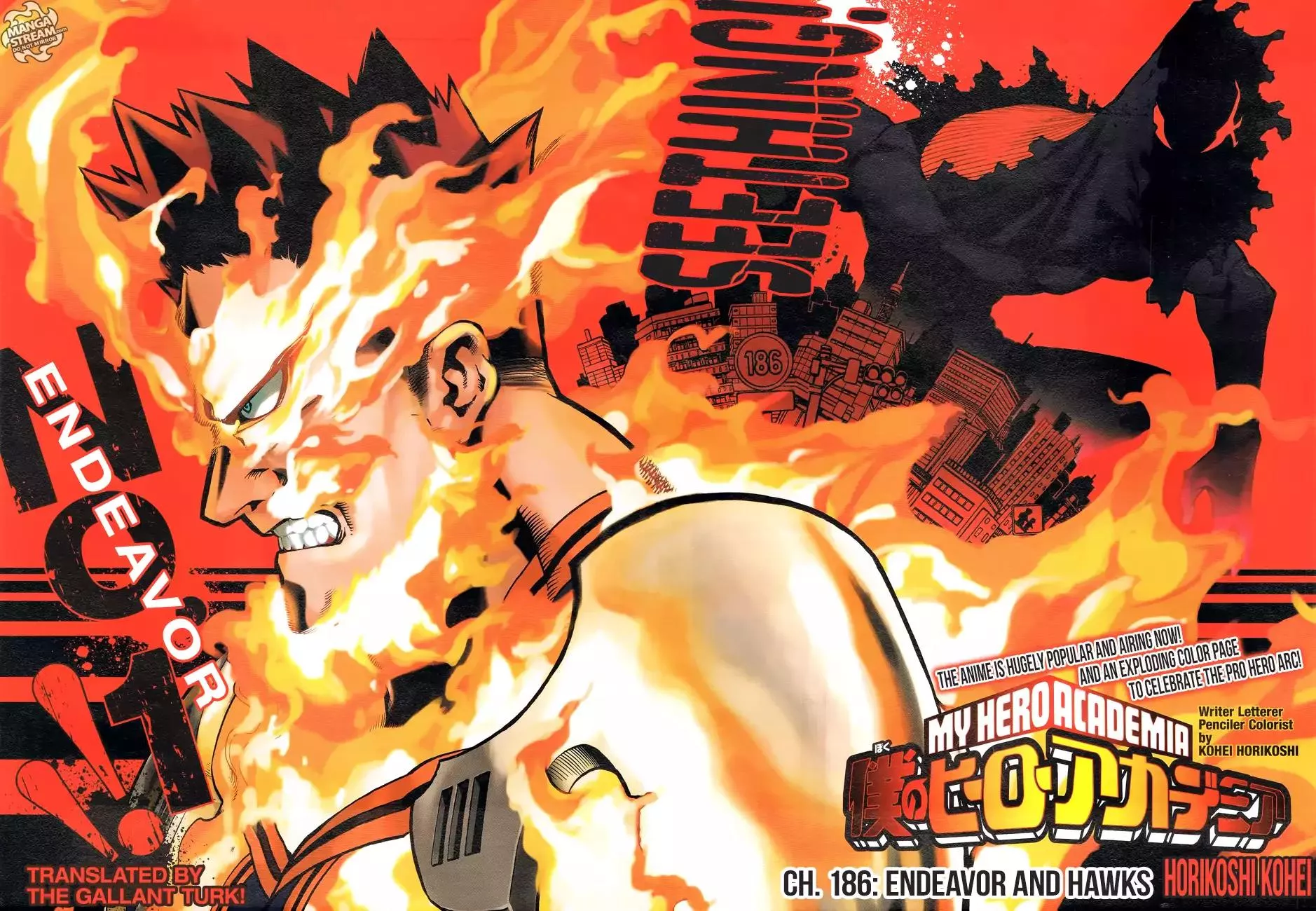 Read Boku no Hero Academia Chapter 186 - Endeavor And Hawks Online