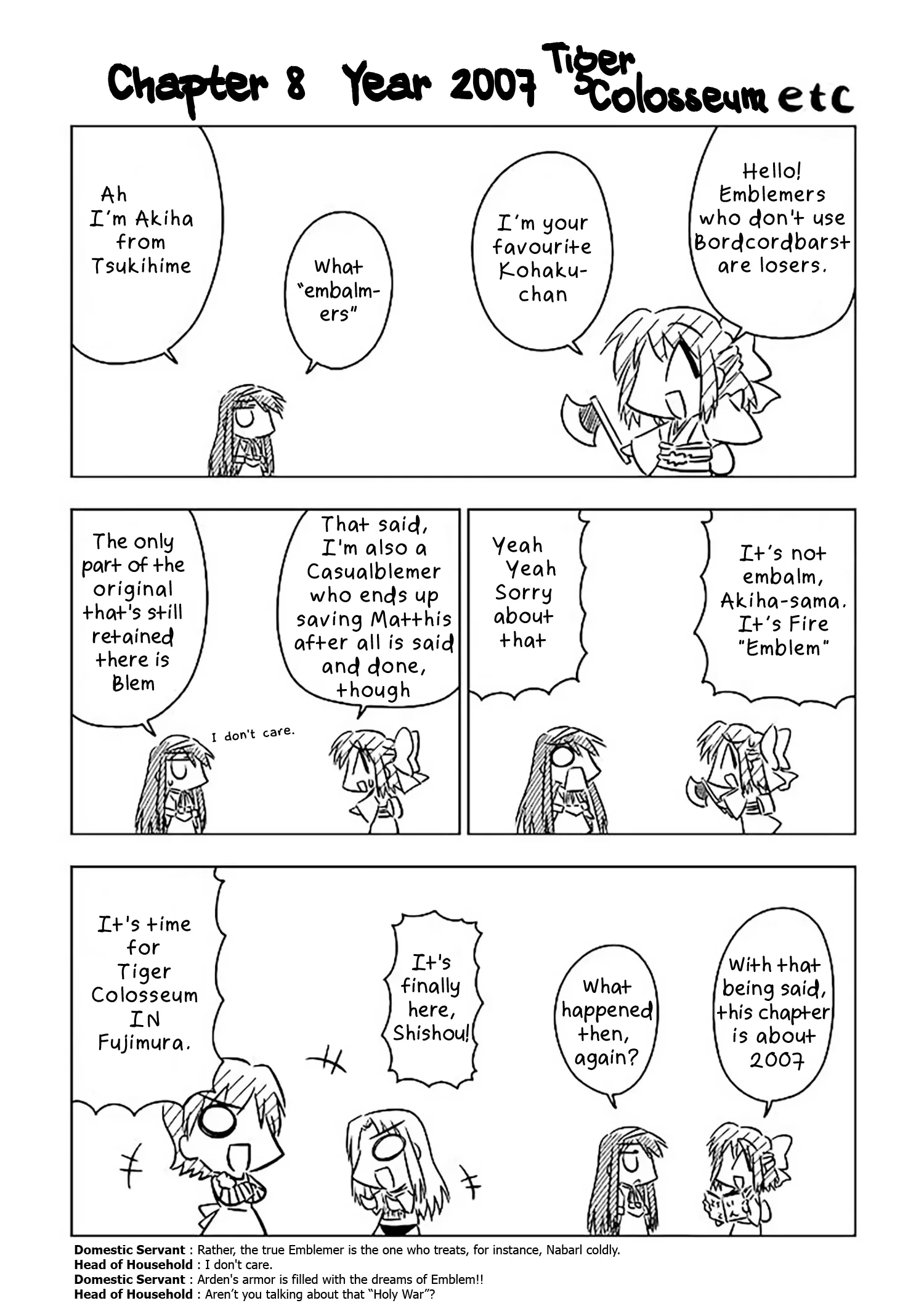 Read Koha-Ace Chapter 8 - Year 2007 - Tiger Colosseum etc Online