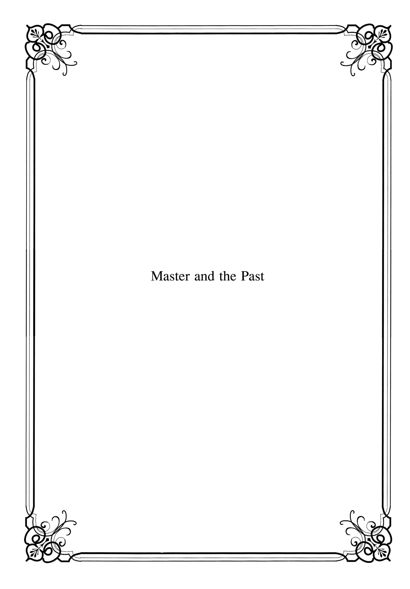 Read Goshujin-sama to Watashi Chapter 3 - Master and the Past Online