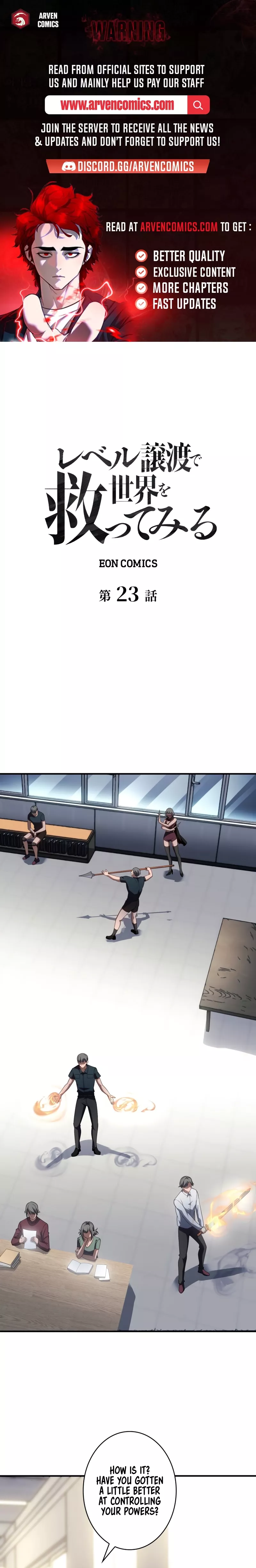 Read Try To Save The World By Level Transfer Chapter 23 Online