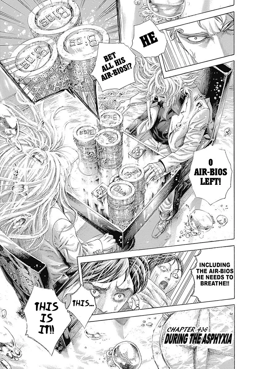 Read Usogui Chapter 436 - During The Asphyxia Online