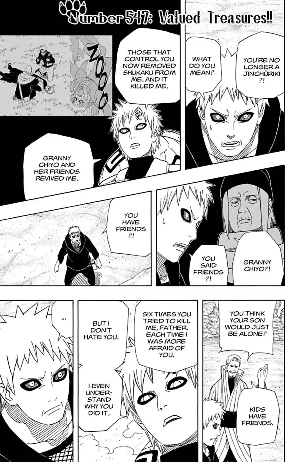 Read Naruto Chapter 547 - Valued Treasures!! Online