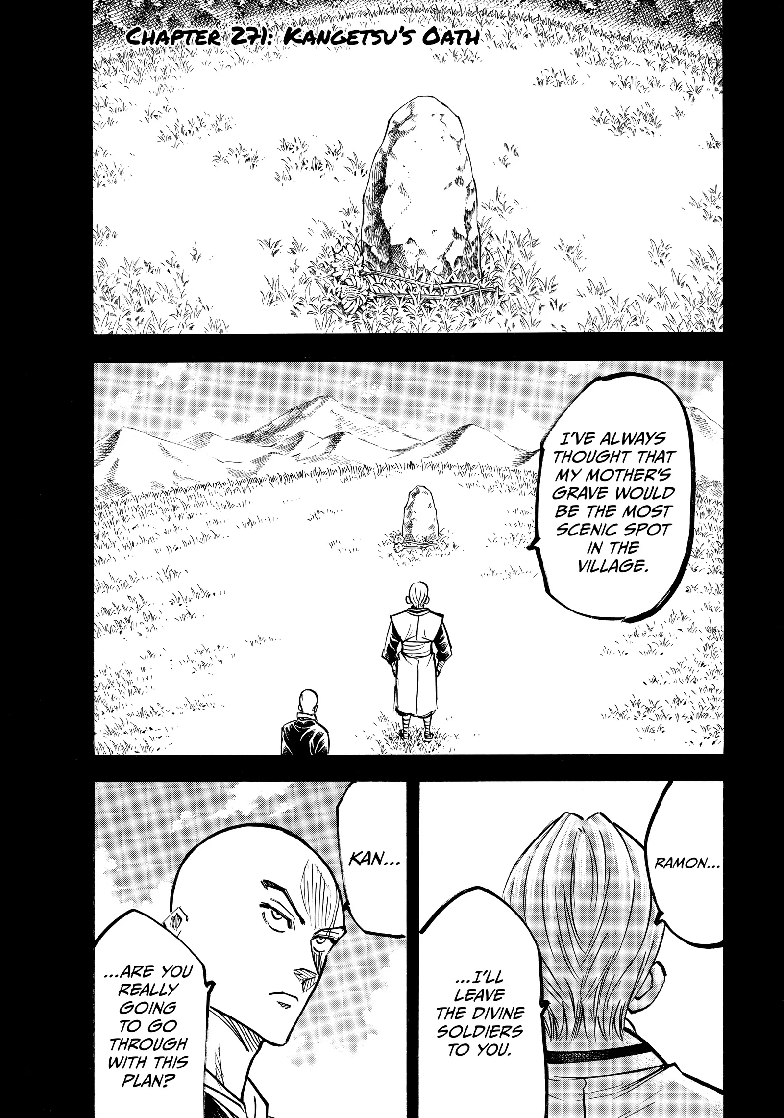 Read Gamaran: Shura Chapter 271 - Kangetsu's Oath Online