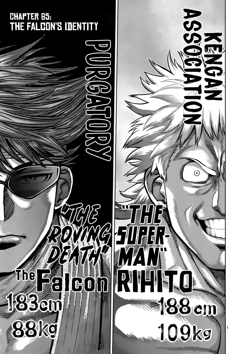 Read Kengan Omega Chapter 65 - The Falcon's Identity Online