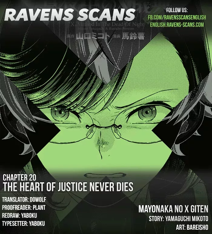 Read Mayonaka no X Giten Chapter 20 - The Heart of Justice Never Dies Online