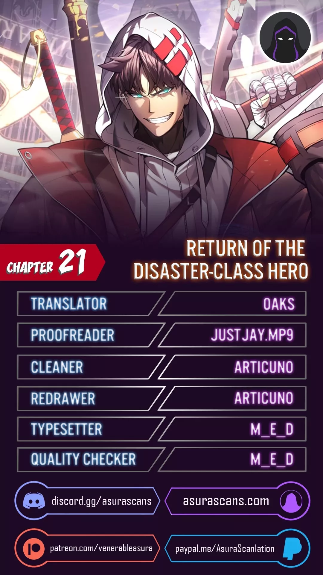 Read The Return of the Disaster-Class Hero Chapter 21 Online