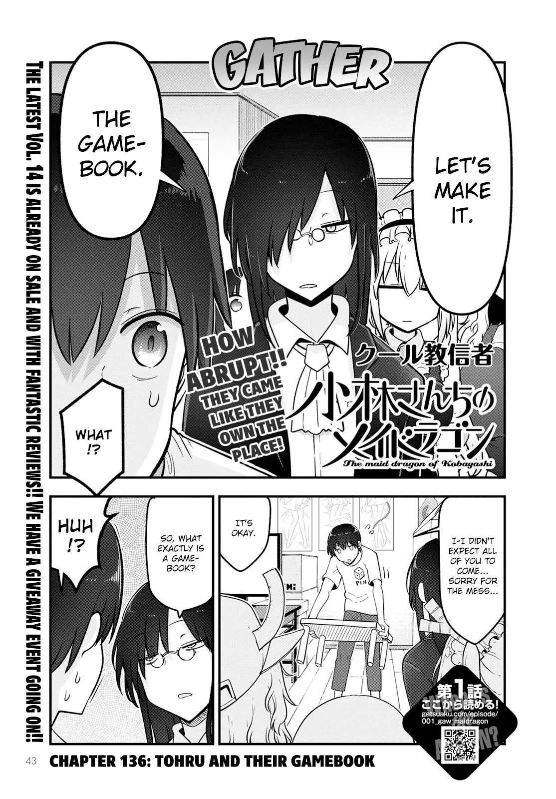 Read Kobayashi-san Chi no Maid Dragon Chapter 136 - Tohru and Their Gamebook Online