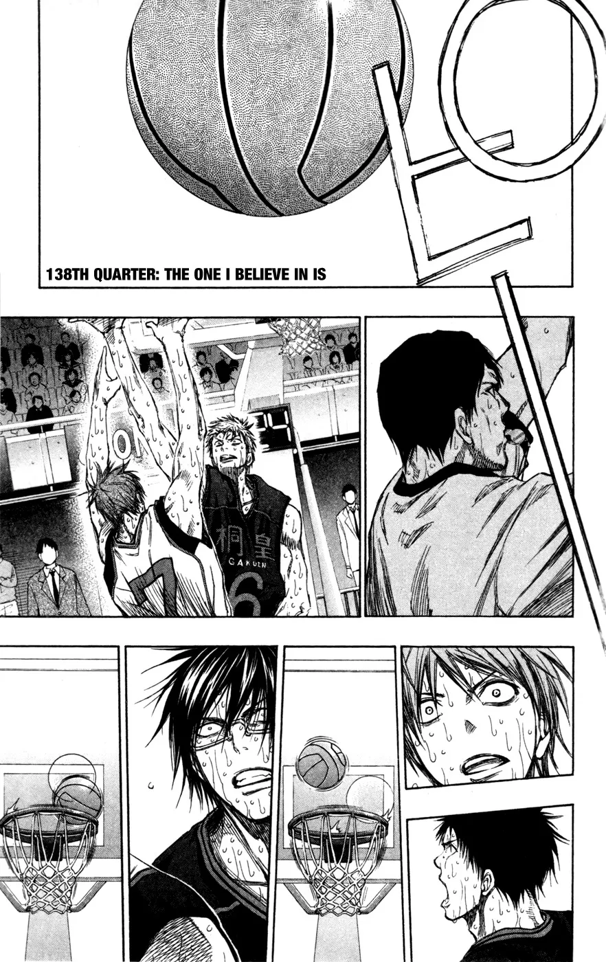 Read Kuroko no Basket Chapter 138 - The one I believe in is Online