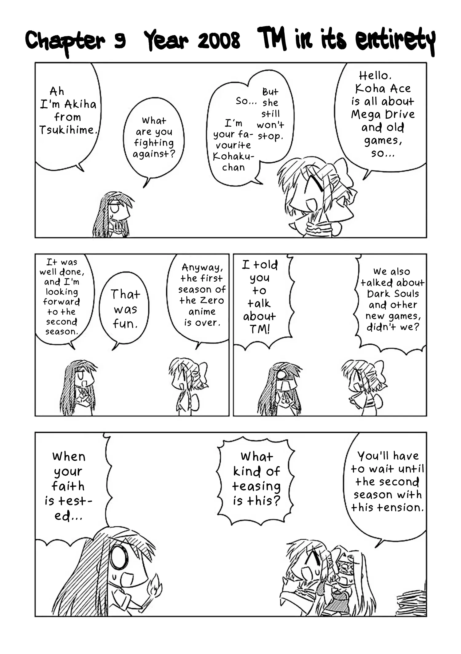 Read Koha-Ace Chapter 9 - Year 2008 - TM in its entirety Online