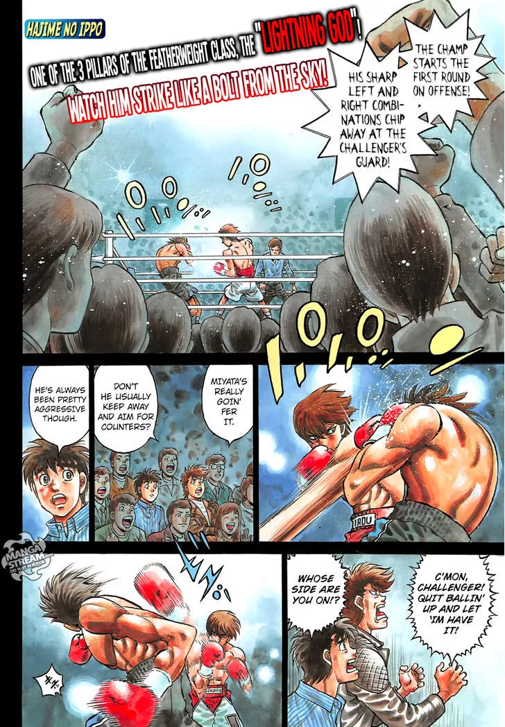 Read Hajime no Ippo Chapter 1127 - Beyond the Lightning God's Gaze Online