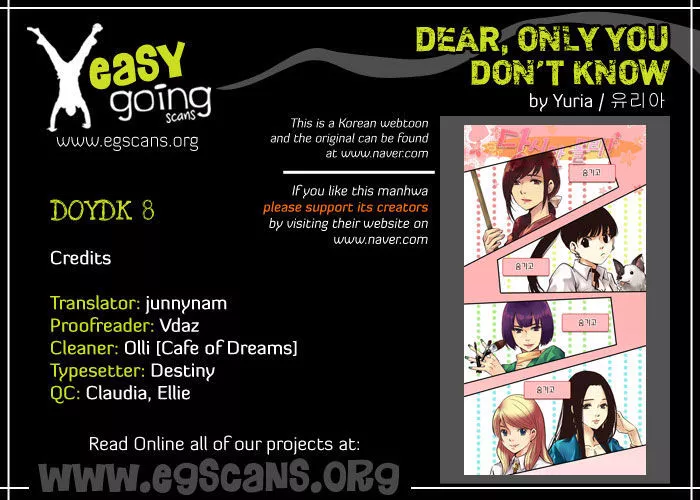 Read Dear, Only You Don’t Know! Chapter 8 Online