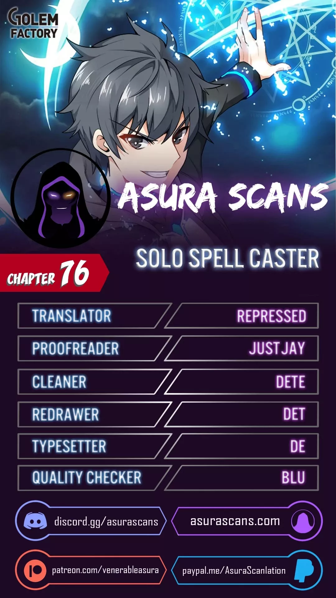 Read Solo Spell Caster Chapter 76 Online