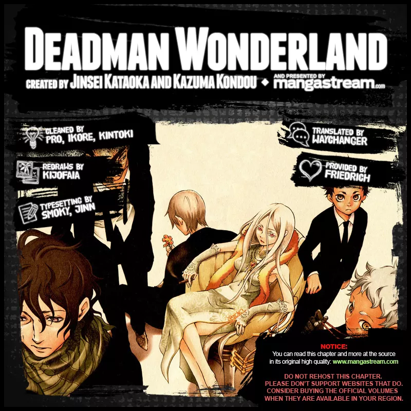 Read Deadman Wonderland Chapter 54 - The shut up reason Online