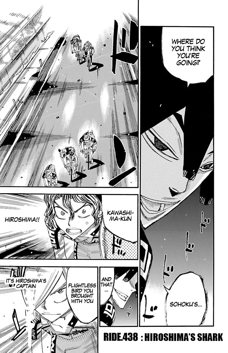 Read Yowamushi Pedal Chapter 438 - Hiroshima's shark Online