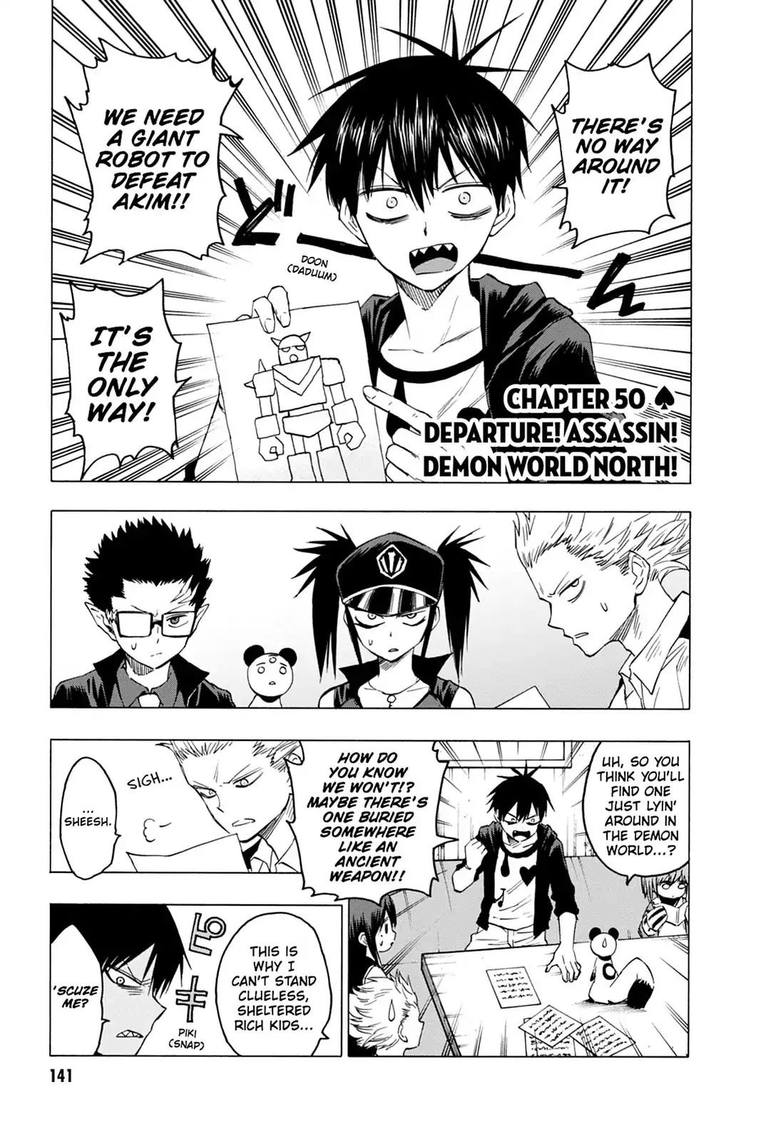 Read Blood Lad Chapter 50 - Departure! Assassin! Demon World North! Online