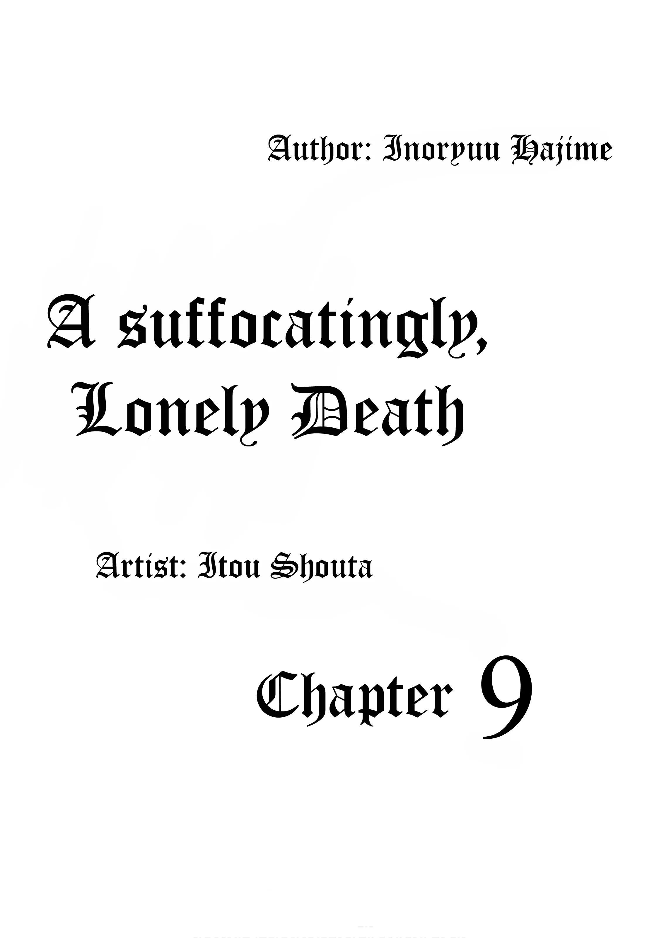 Read A Suffocatingly Lonely Death Chapter 9 Online