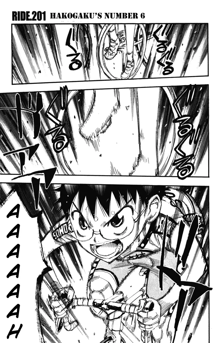 Read Yowamushi Pedal Chapter 201 - Hakogaku's Number 6 Online