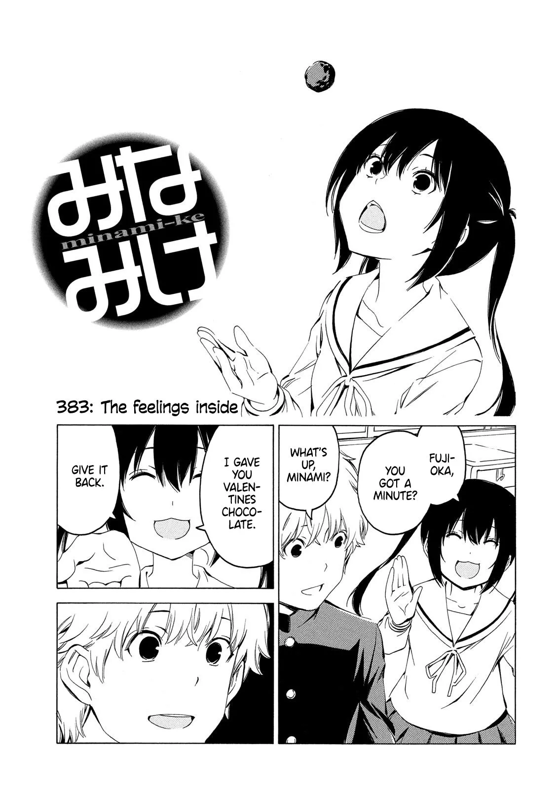 Read Minami-ke Chapter 383 - The feelings inside Online