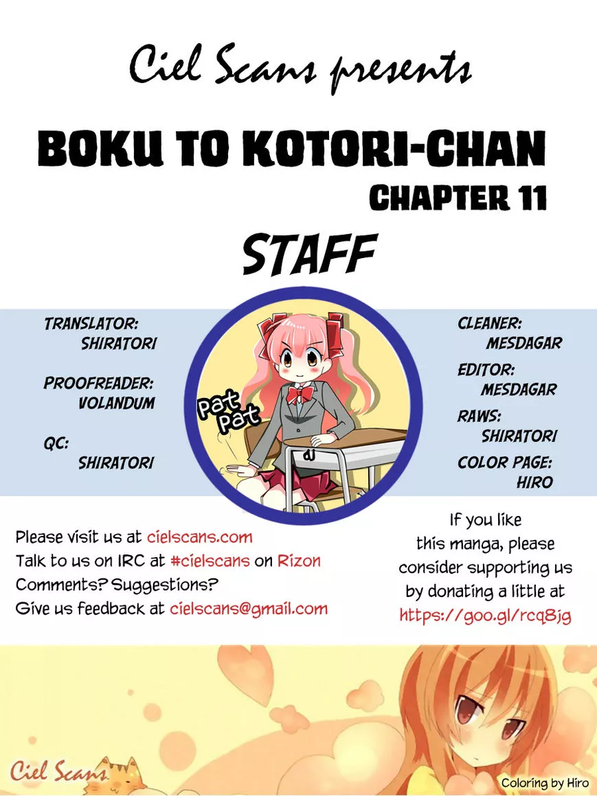 Read Boku to Kotori-chan Chapter 11 Online