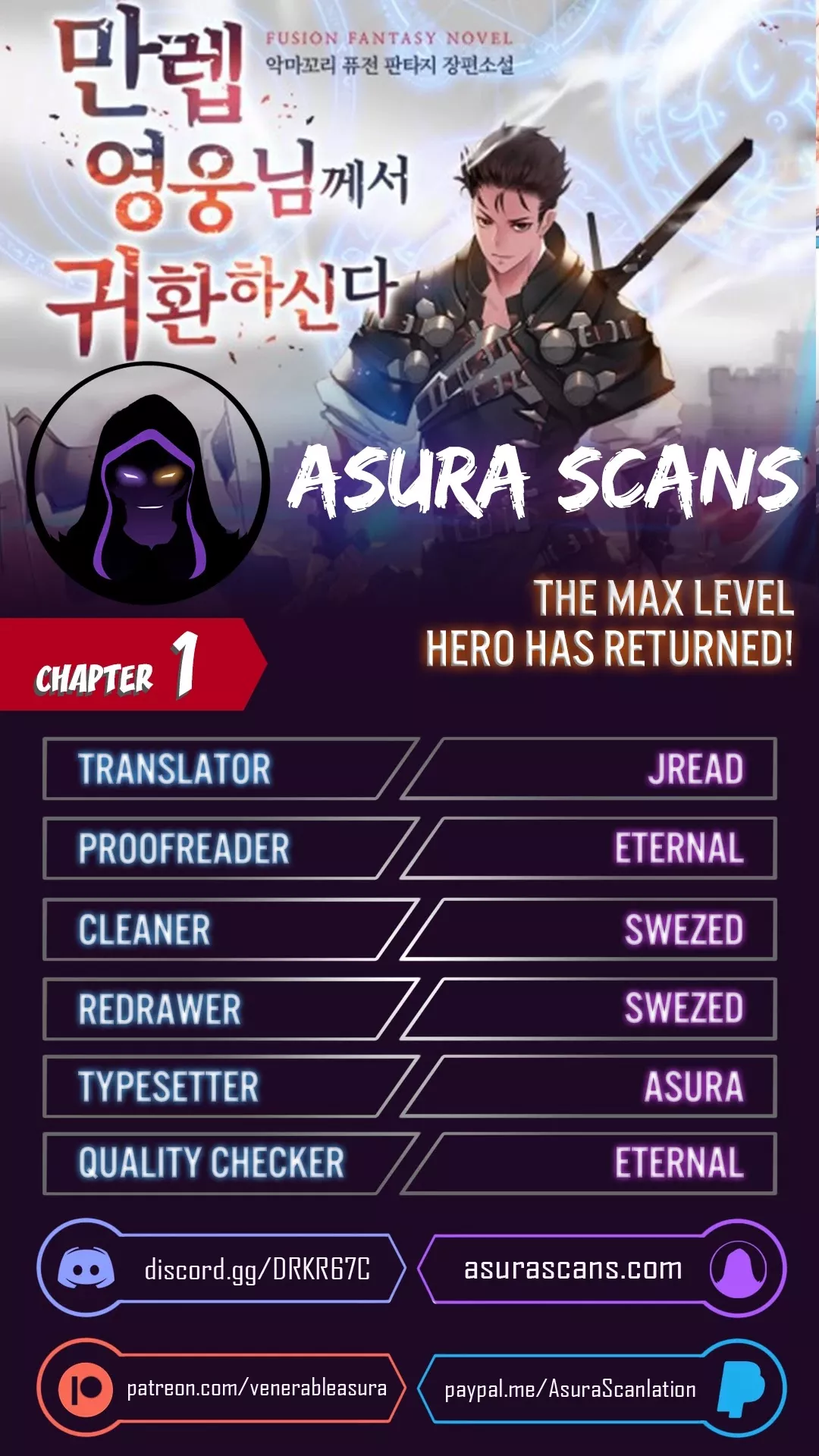 Read The Max Level Hero Has Returned! Chapter 1 Online