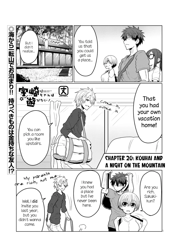 Read Uzaki-chan wa Asobitai! Chapter 20 - Kouhai and a Night on the Mountain Online