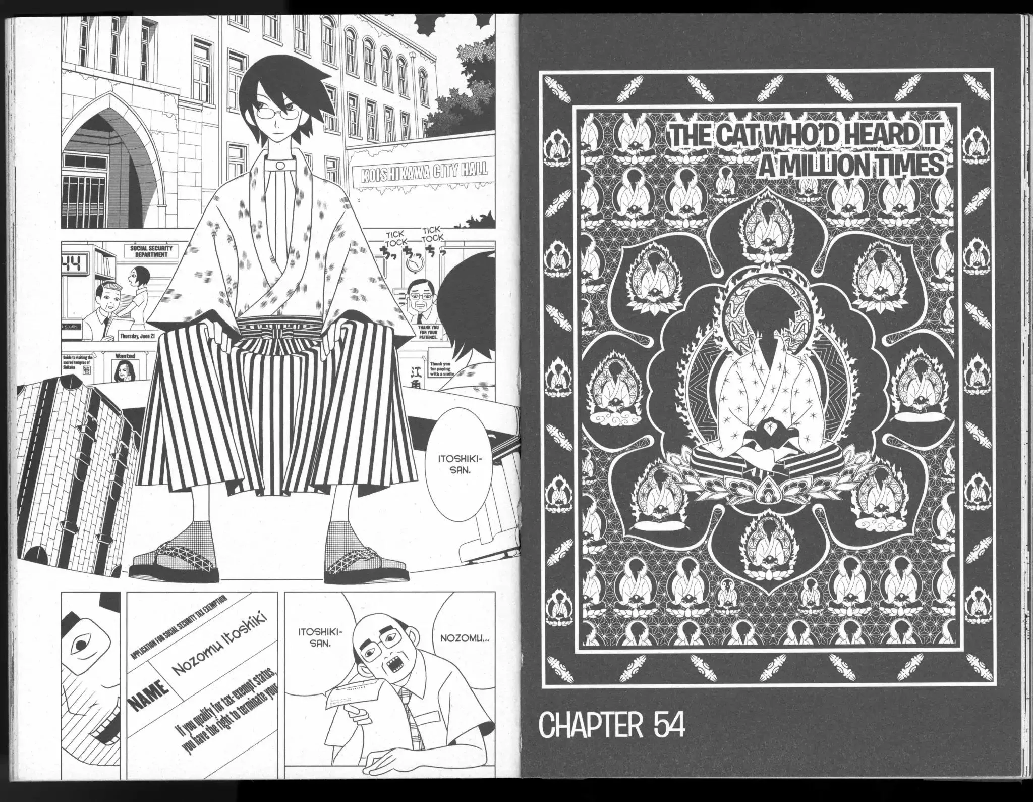 Read Sayonara Zetsubou Sensei Chapter 54 - The Cat Who'd Heard It a Million Times Online