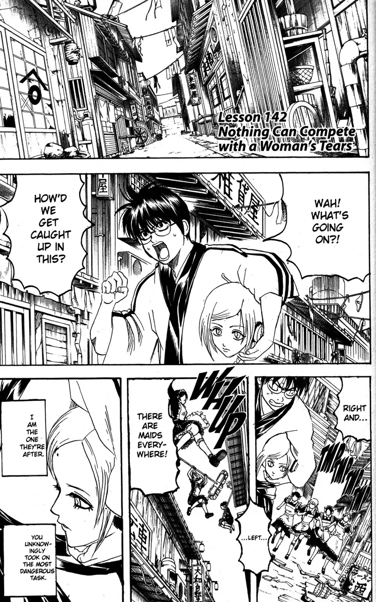 Read Gintama Chapter 142 - Nothing Can Compete with a Woman's Tears Online