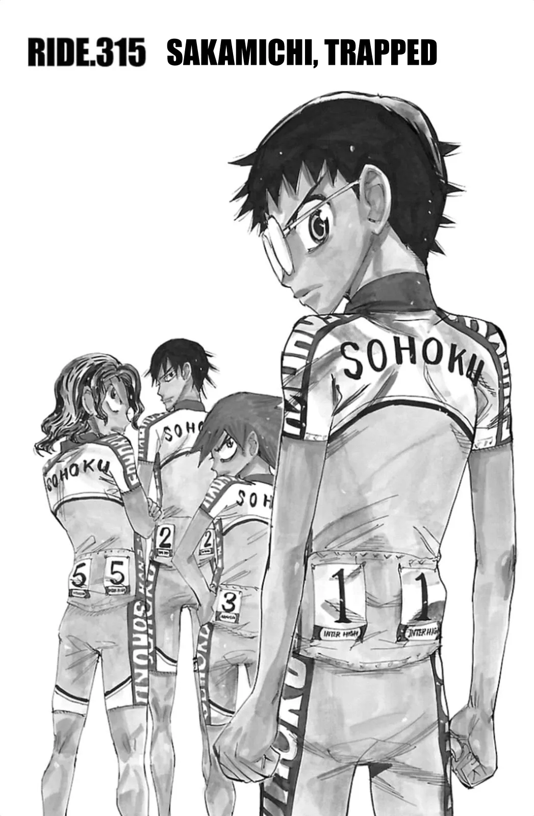 Read Yowamushi Pedal Chapter 315 - Sakamichi, trapped Online