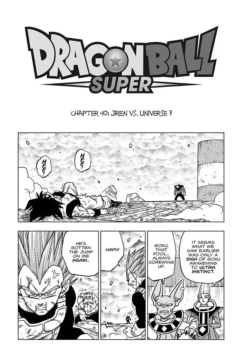 Read Dragon Ball Super Chapter 40 - Jiren Vs. Universe 7 Online