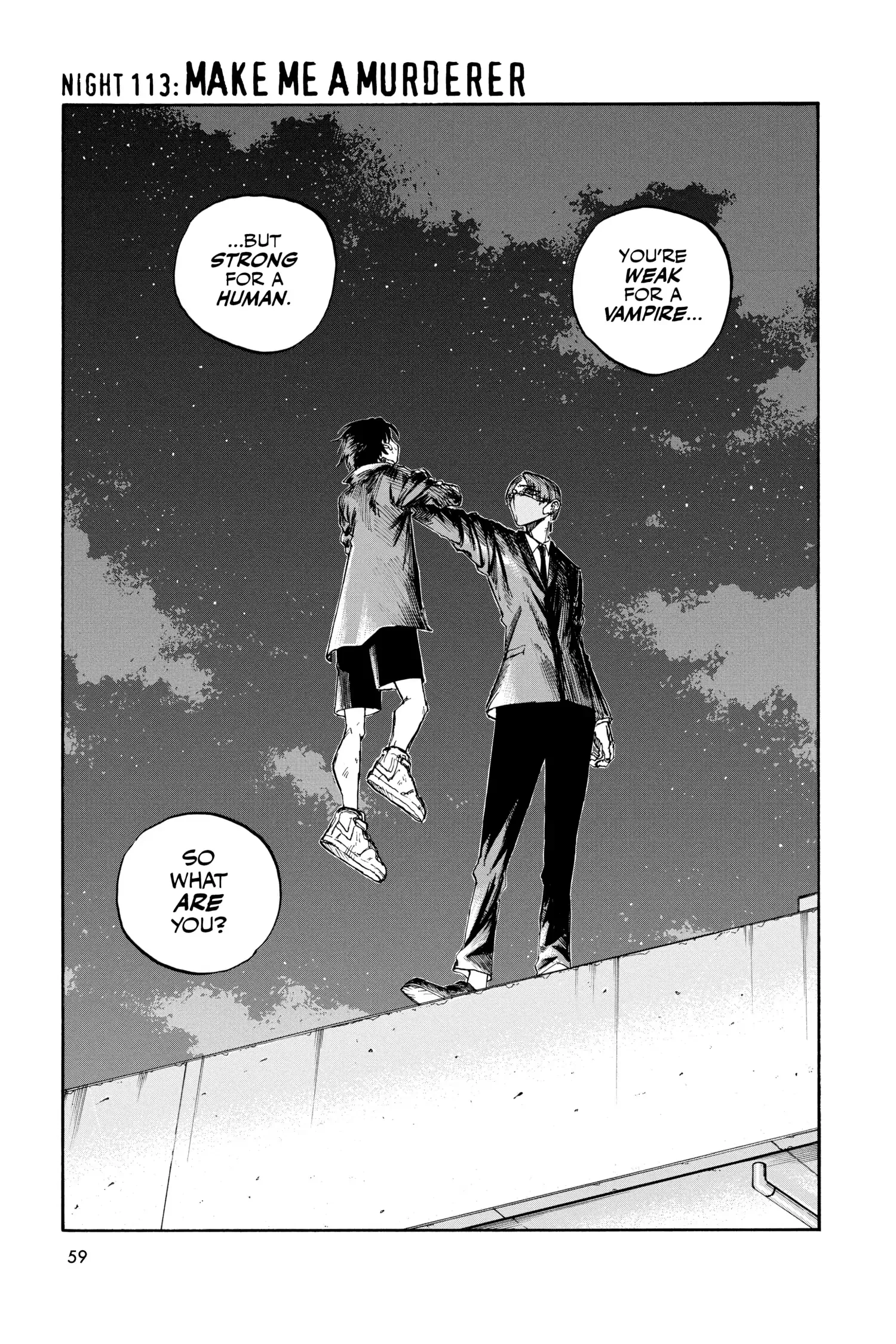 Read Yofukashi no Uta Chapter 113 - Make Me a Murderer Online