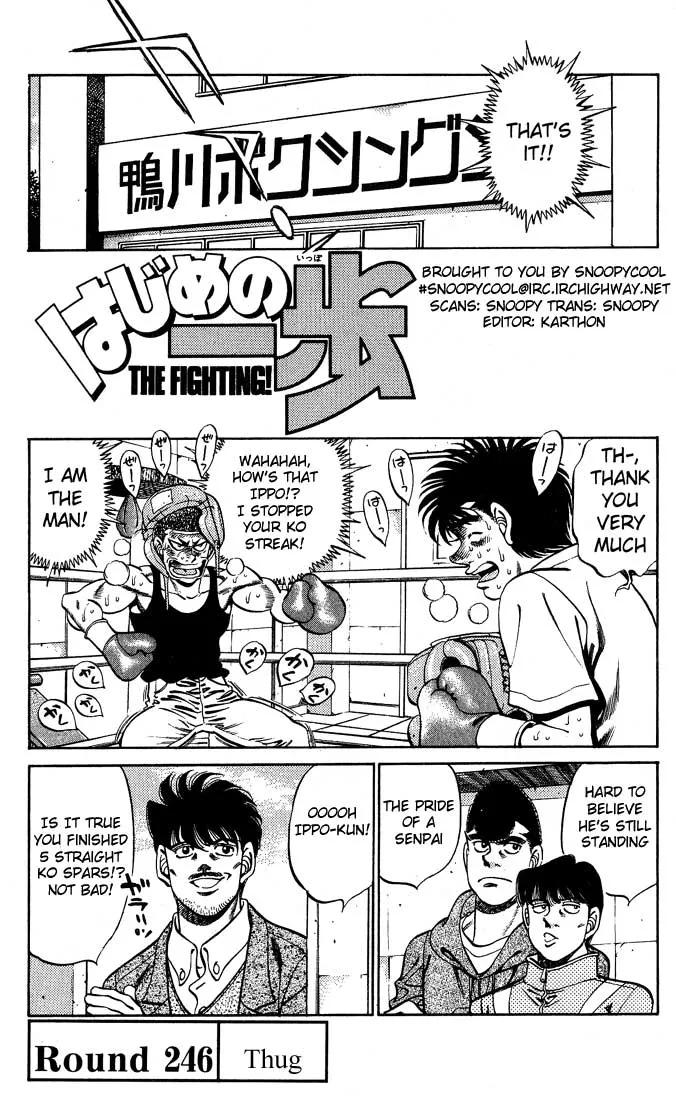 Read Hajime no Ippo Chapter 246 - Thug Online