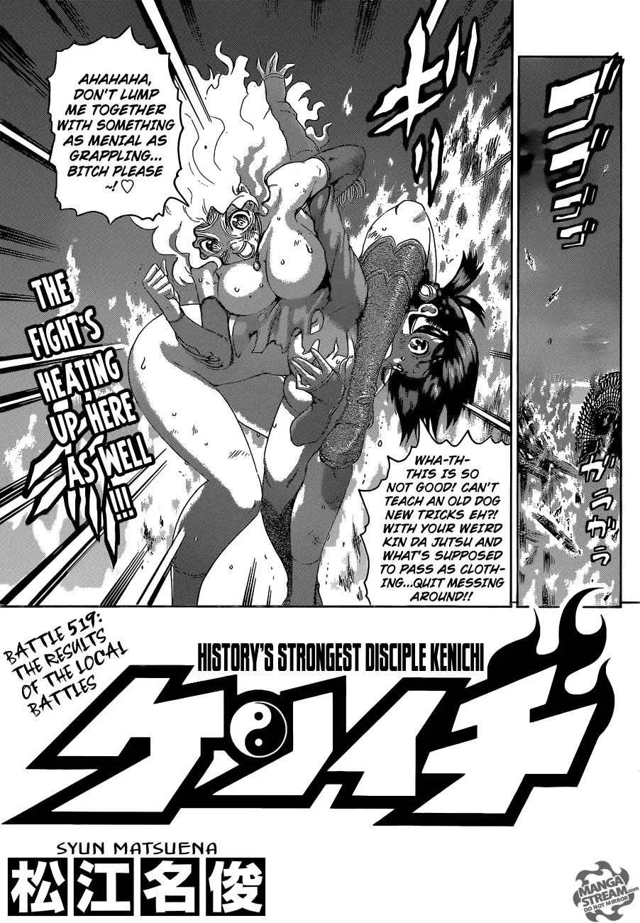 Read History’s Strongest Disciple Kenichi Chapter 519 - The Results of the Local Battles Online