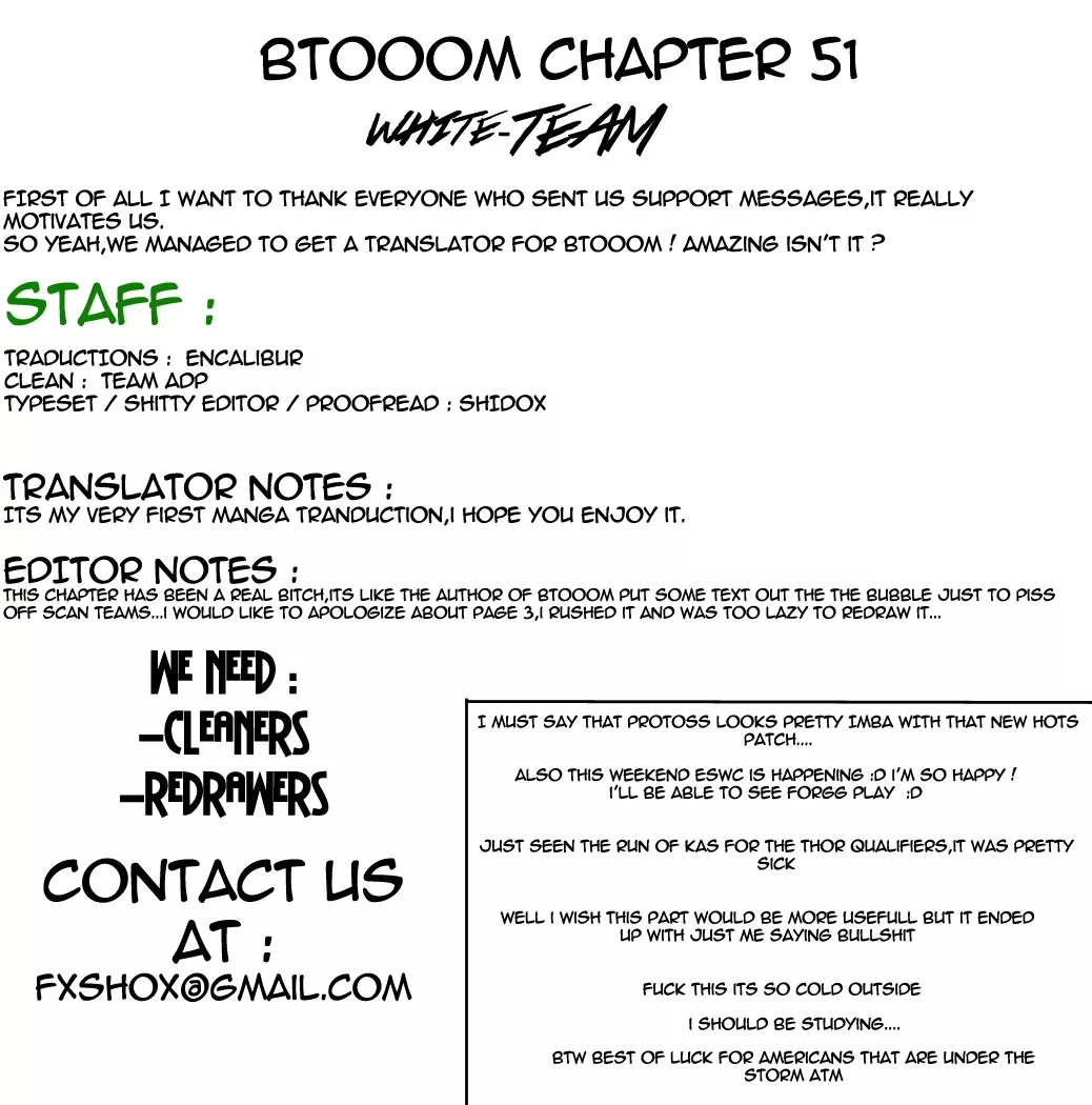 Read Btooom! Chapter 51 - Squadra Online