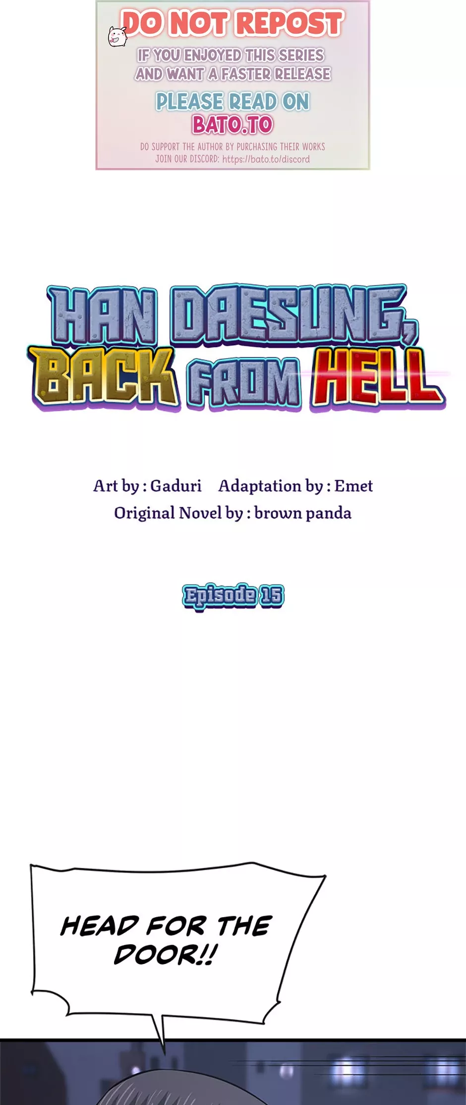 Read Han Daesung, Back From Hell Chapter 15 Online
