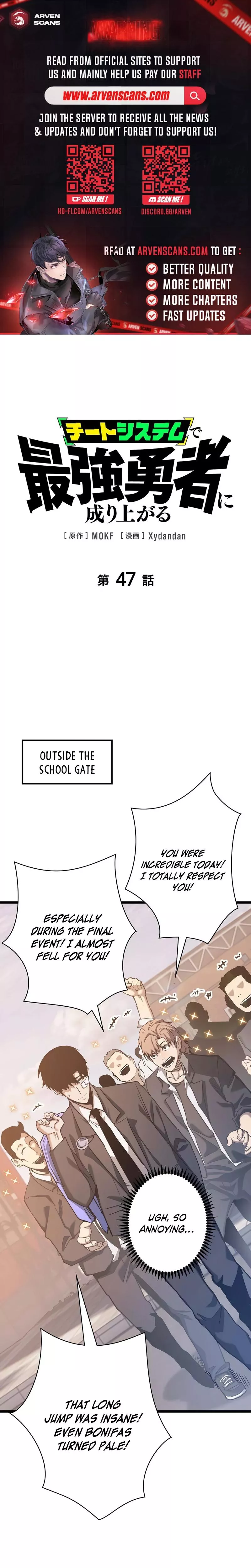 Read Become the Strongest Hero Through the Cheat System Chapter 47 Online