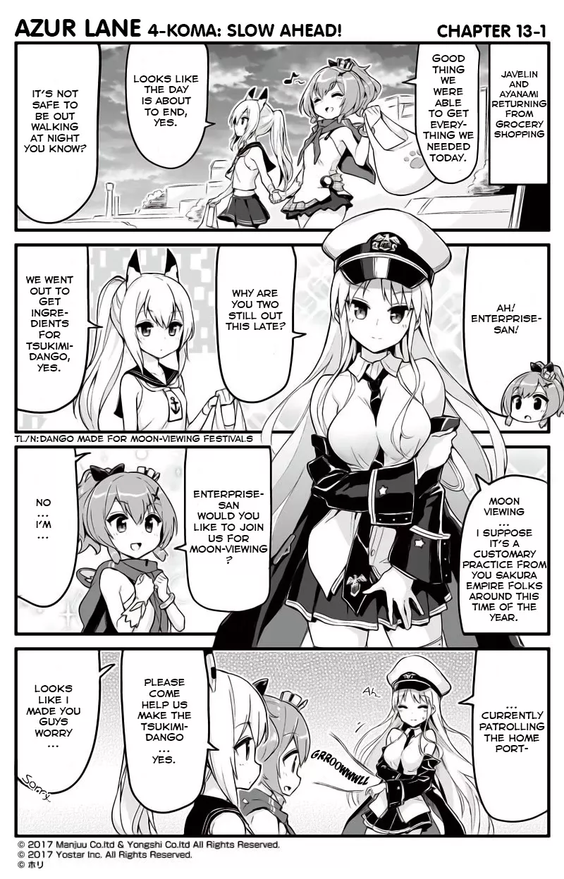 Read Azur Lane 4-koma: Slow Ahead Chapter 13 Online