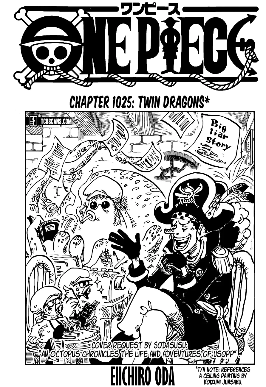 Read One Piece Chapter 1025 - Twin Dragons Online