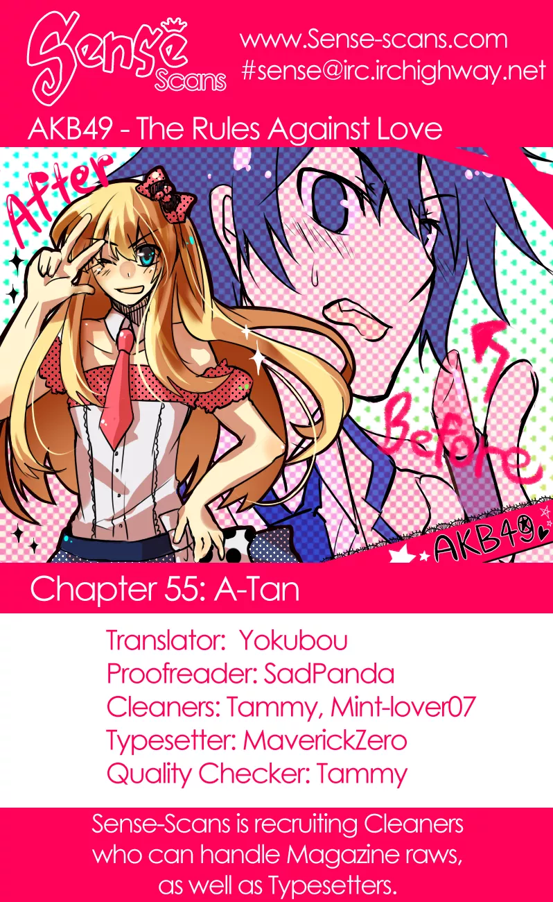 Read AKB49 – Renai Kinshi Jourei Chapter 55 - A-Tan Online