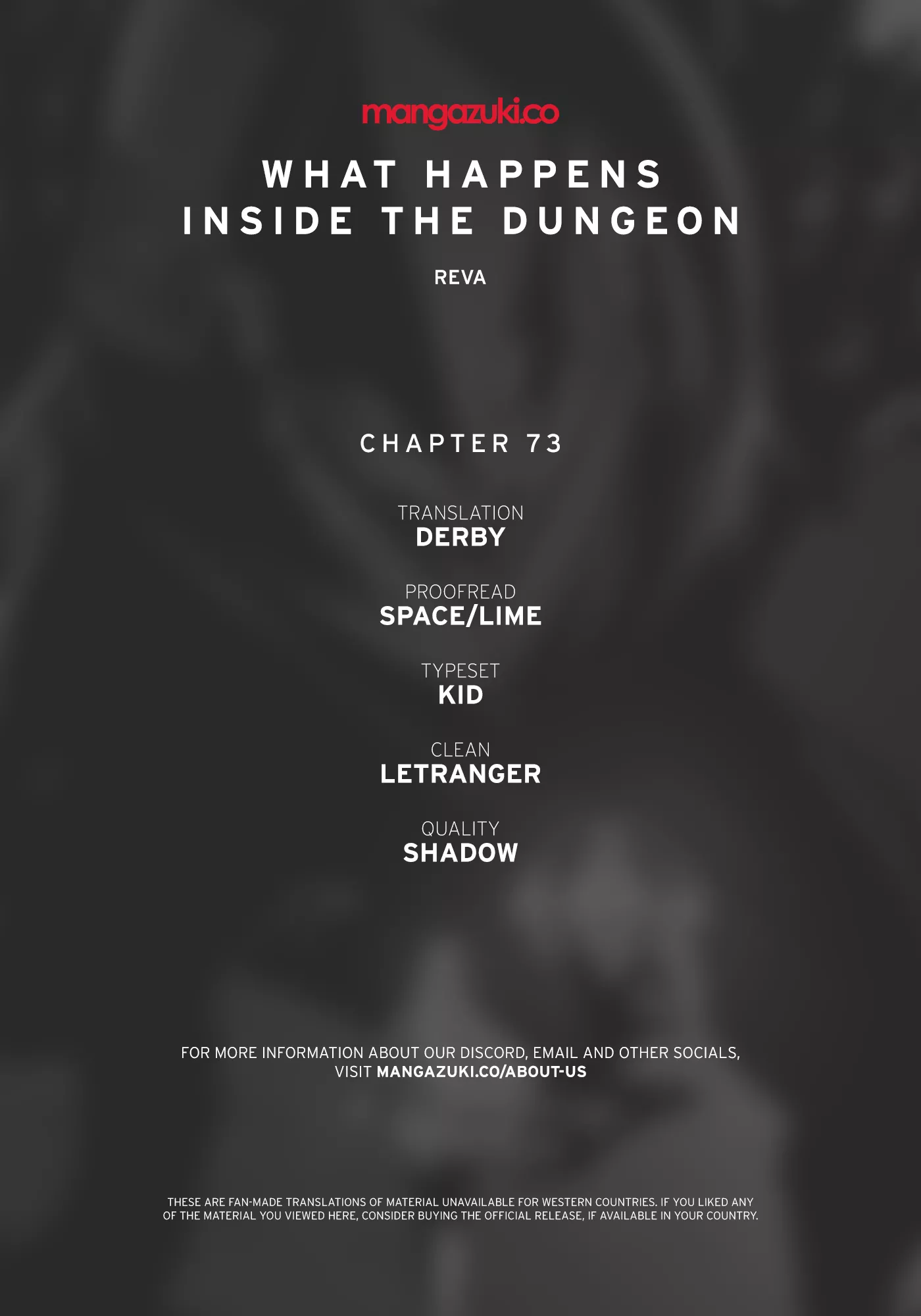 Read What Happens Inside the Dungeon Chapter 73 Online