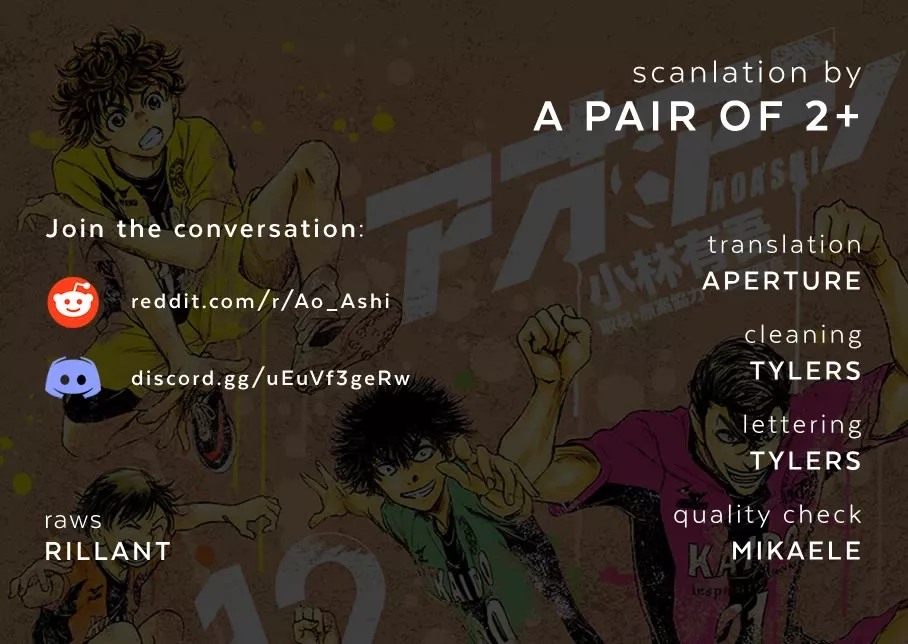 Read Ao Ashi Chapter 408 - Blue Diary Online