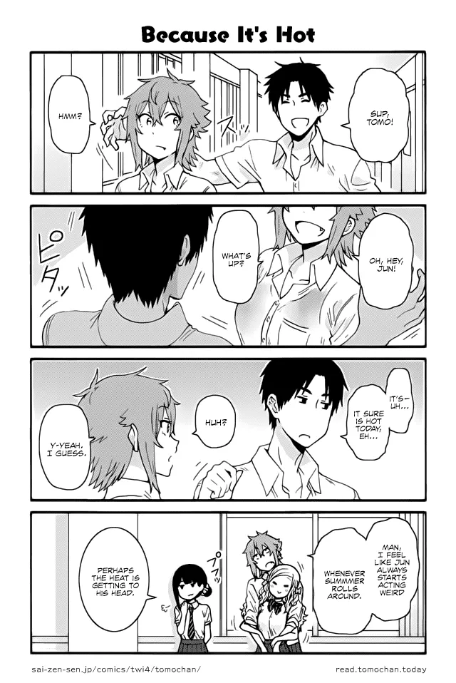 Read Tomo-chan wa Onna no ko! Chapter 319 - Because It's Hot Online