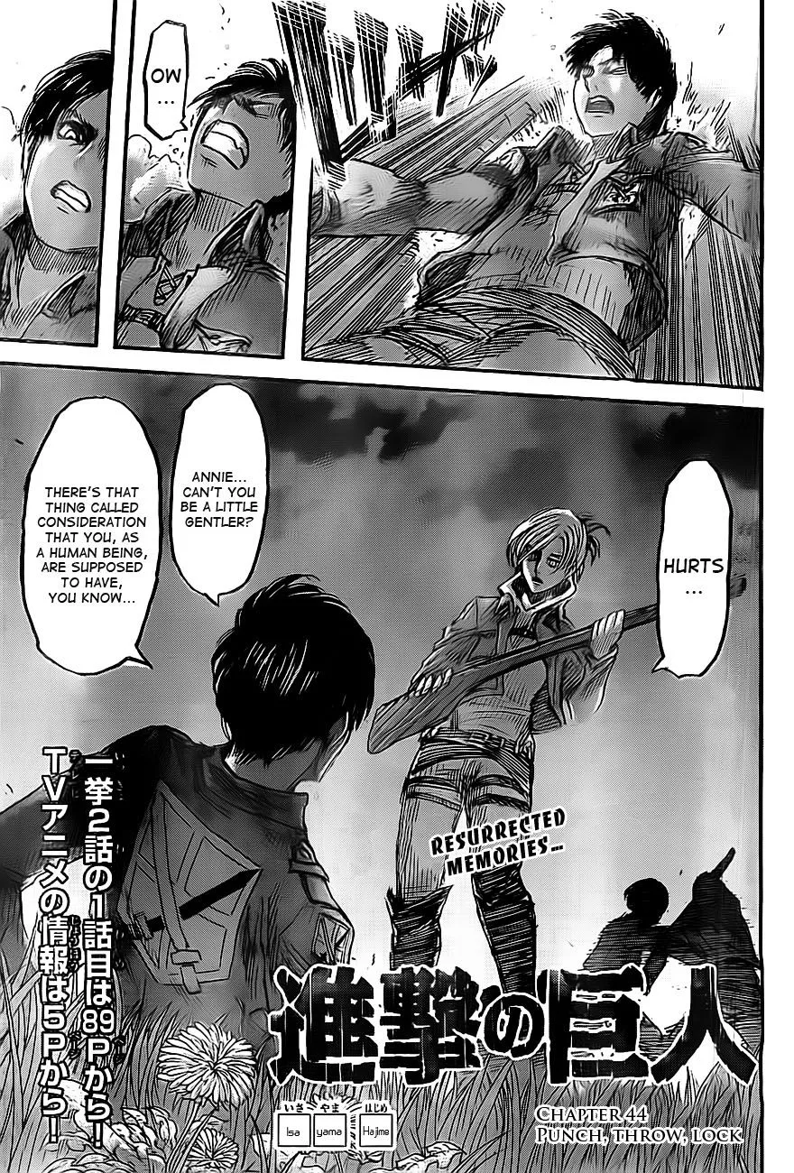 Read Attack on Titan Chapter 44 Online