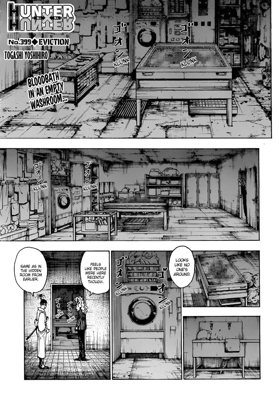 Read Hunter X Hunter Chapter 399 - Eviction Online