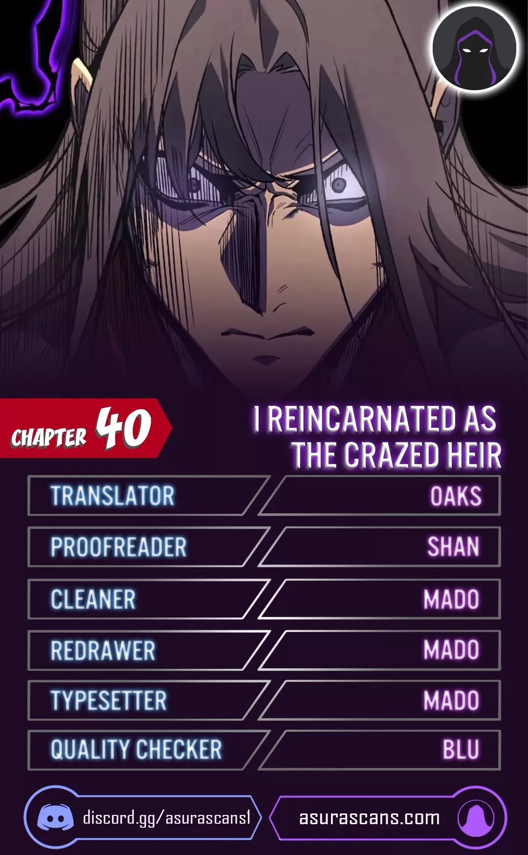 Read I Reincarnated as the Crazed Heir Chapter 40 Online