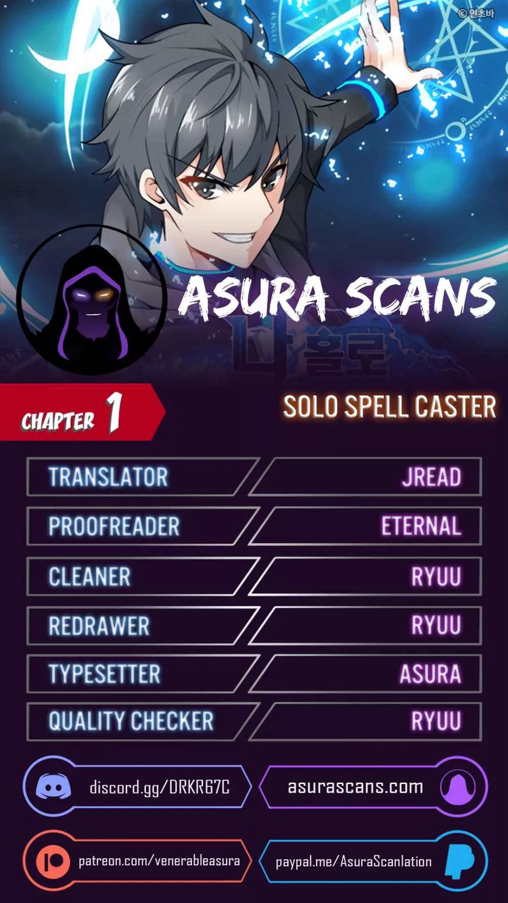 Read Solo Spell Caster Chapter 1 Online